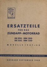 Ersatzteilliste DB200, DB250, DBK200, DBK250