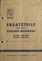Ersatzteilliste DB200, DB250, DBK200, DBK250