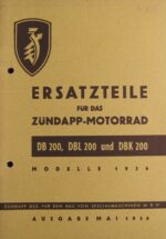 Ersatzteilliste DB200, DBL200, DBK200
