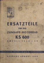 Ersatzteilliste KS600