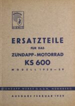 Ersatzteilliste KS600