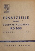 Ersatzteilliste KS600