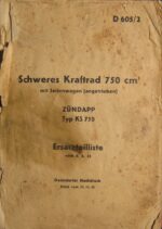 Ersatzteilliste KS750
