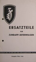 Ersatzteilliste Seitenwagen