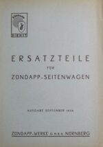 Ersatzteilliste Seitenwagen