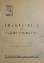 Ersatzteilliste Seitenwagen