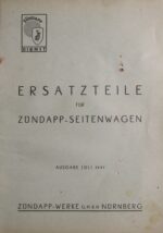 Ersatzteilliste Seitenwagen